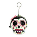 Day Of The Dead Female Skull Photo/ Balloon Holder